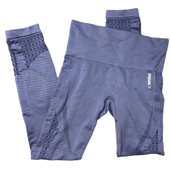 Gymshark Seamless Laser Cut Workout Gym Activewear Leggings - Picture 1 of 2